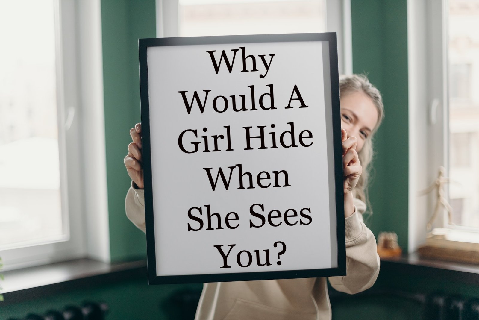 Why Would A Girl Hide When She Sees You